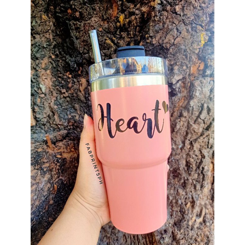 Tyeso Tumbler with straw Personalized Shopee Philippines
