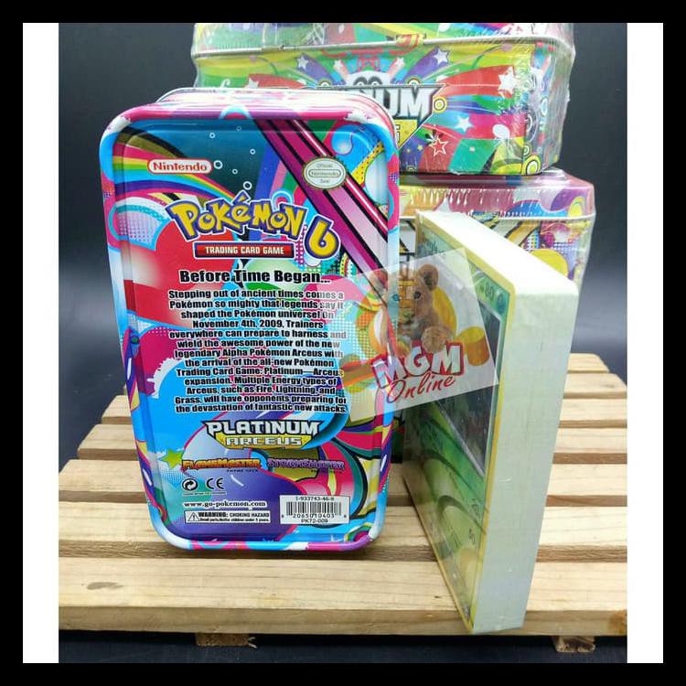Pokemon Card 6 Cans Platinum Arceus Pokemon Trading Card Pk72 Code 0141 Shopee Philippines
