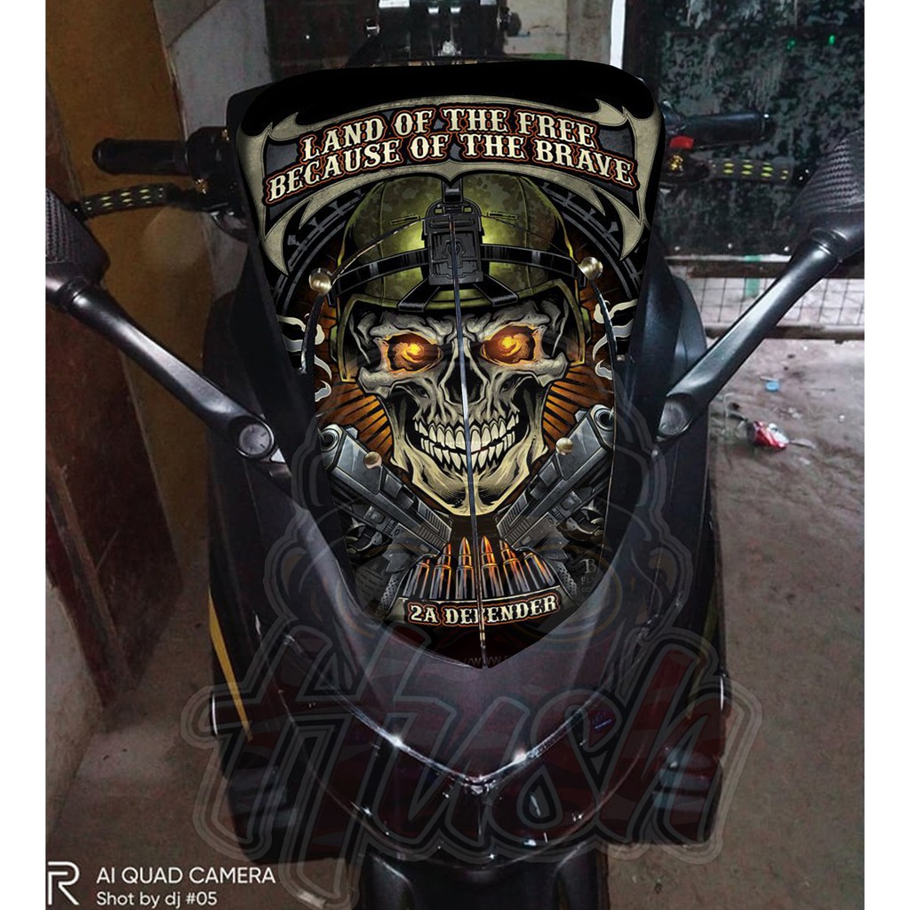 Nmax visor sticker (v1 with free 2 stickers) Shopee Philippines