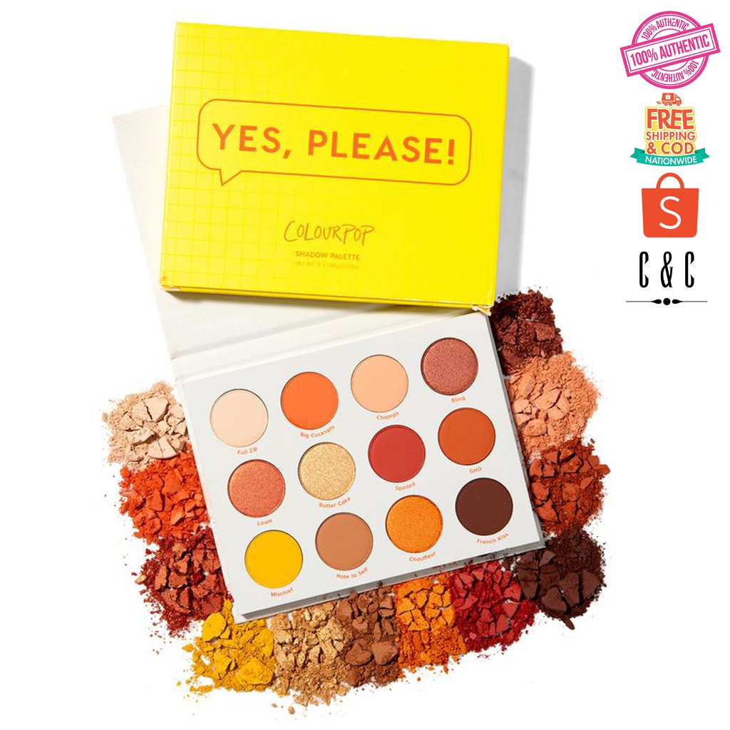 yellow eyeshadow palette