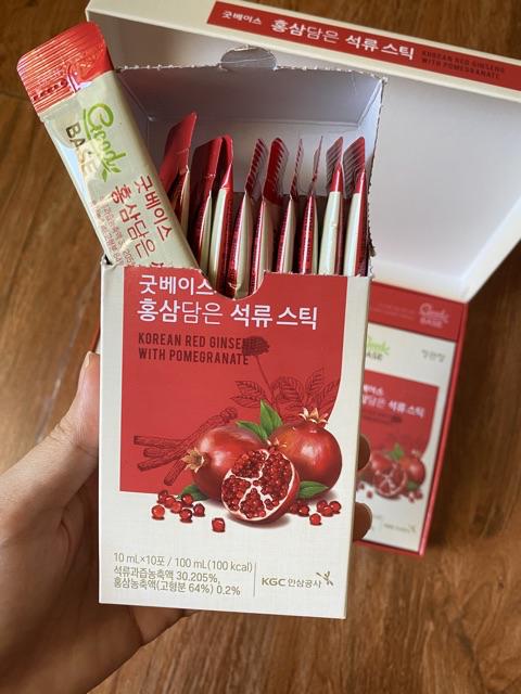 Good Base Red Ginseng With Pomegranate 10ml x 30 | Shopee Philippines