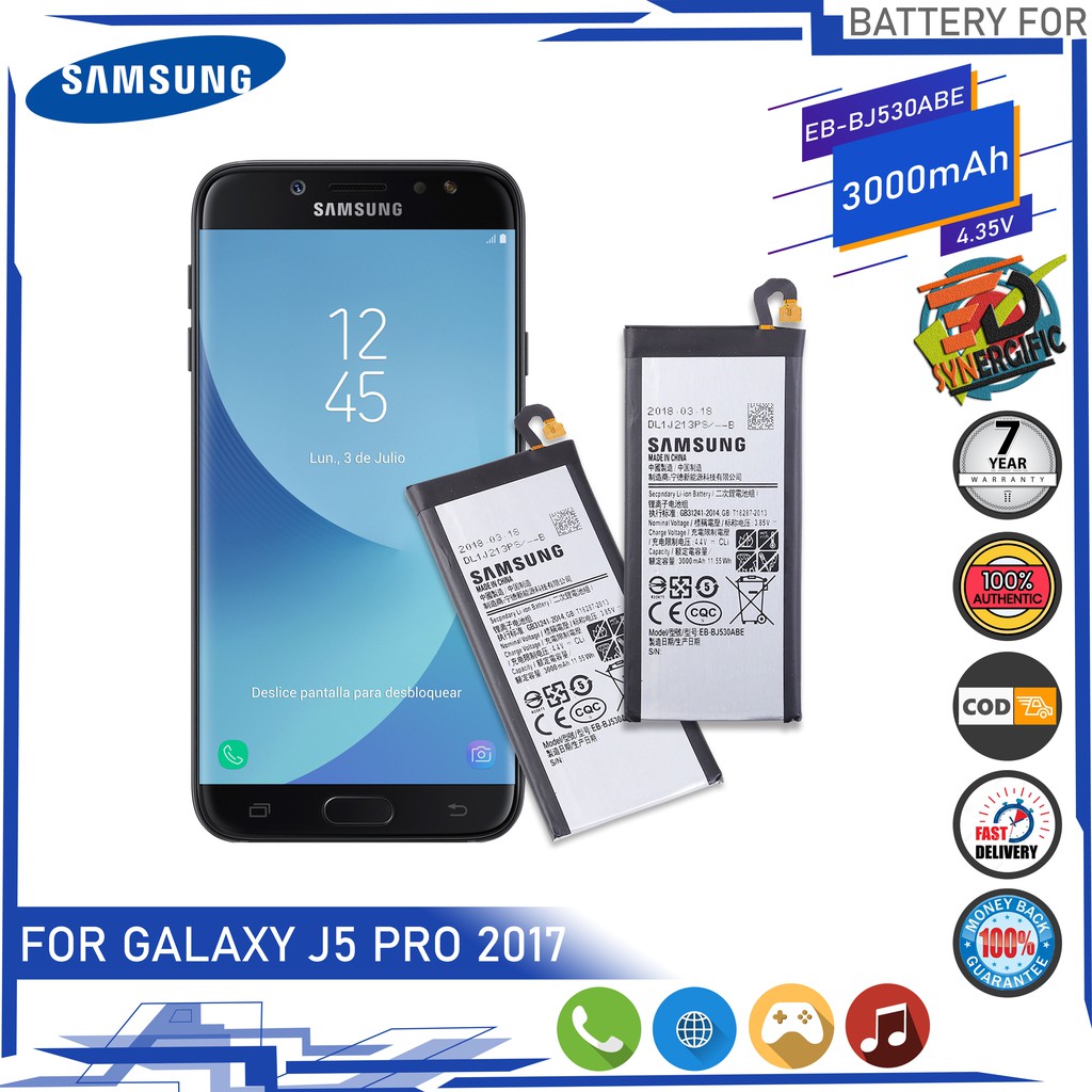 Samsung Galaxy J5 Pro Battery J530 J530f J530g Battery Model Eb Bj530abe 3000mah Shopee Philippines