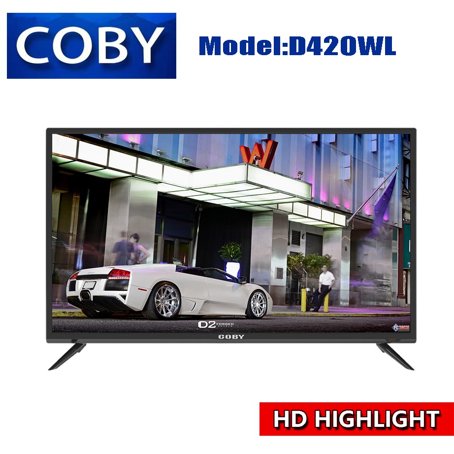 COBY 40" INCH SMART LED TV TELEVISION D420WL Free Wall Mount Shopee Philippines