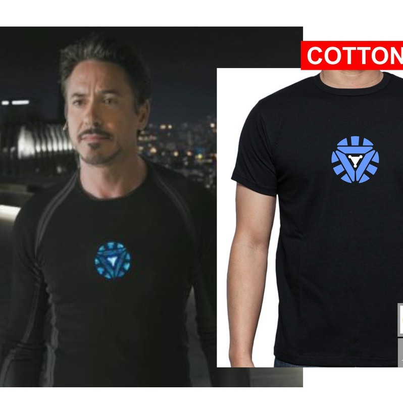 tony stark reactor shirt