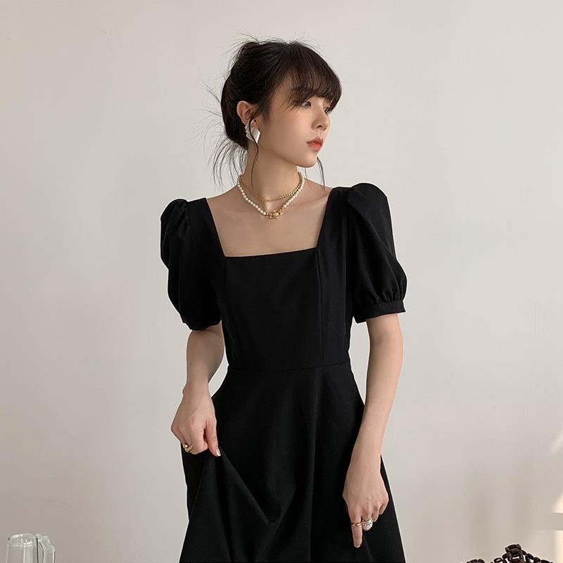 black dress retro