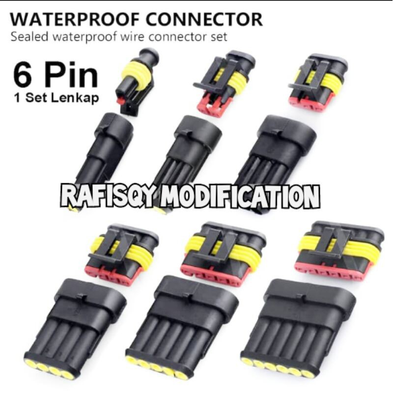 socket 6 pin waterproof