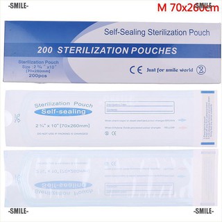 Smile  200pcs/box Disposable Self-Sealing Sterilization Pouches Bags #3