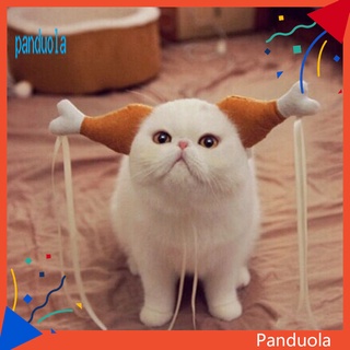 Panduo Pet Headgear Lovely Creative Funny Drumpstick Pet Costume Headband for Cat