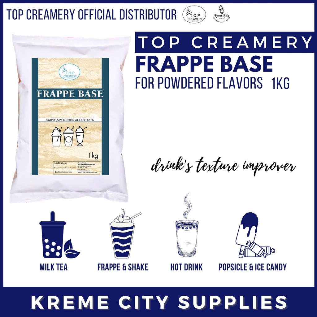Frappe Base Powder 1kg TOP CREAMERY Shopee Philippines