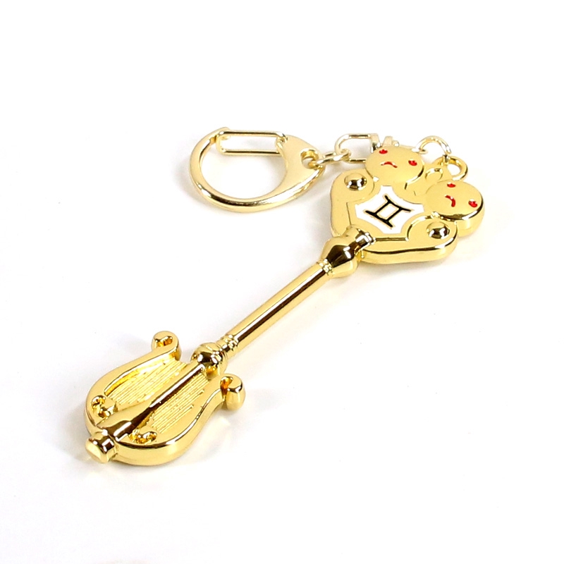 Anime Fairy Tail Gemini Metal Keychains Lucy Heartfilia 12 Constellations Cosplay Key Chains Shopee Philippines