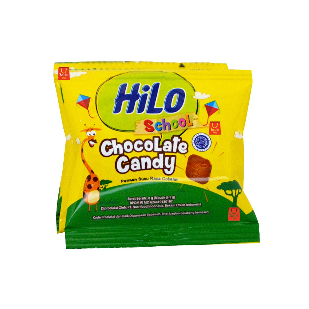 Package 5 Pcs Hilo Chocolate Candy Hilo School Chocolate Flavored Milk ...