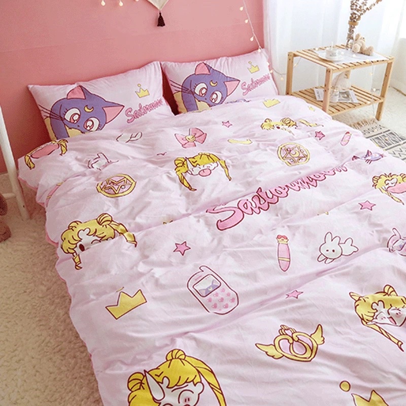 Costaku Shop Ccs Sakura Sailor Moon Bed Covers Pillow Case Cute