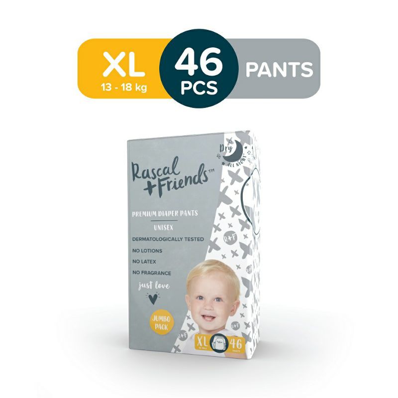 Rascal + Friends Premium Disposable Diapers 100 Authentic Shopee