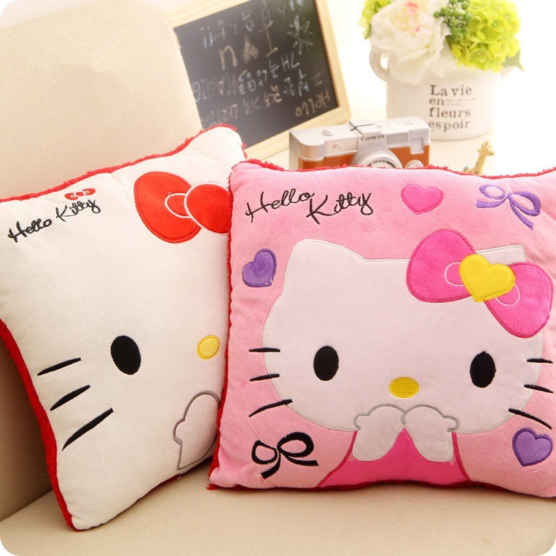 Hello Kitty Cute Plush Pillow Sofa Cushion Throw Pillow Shopee