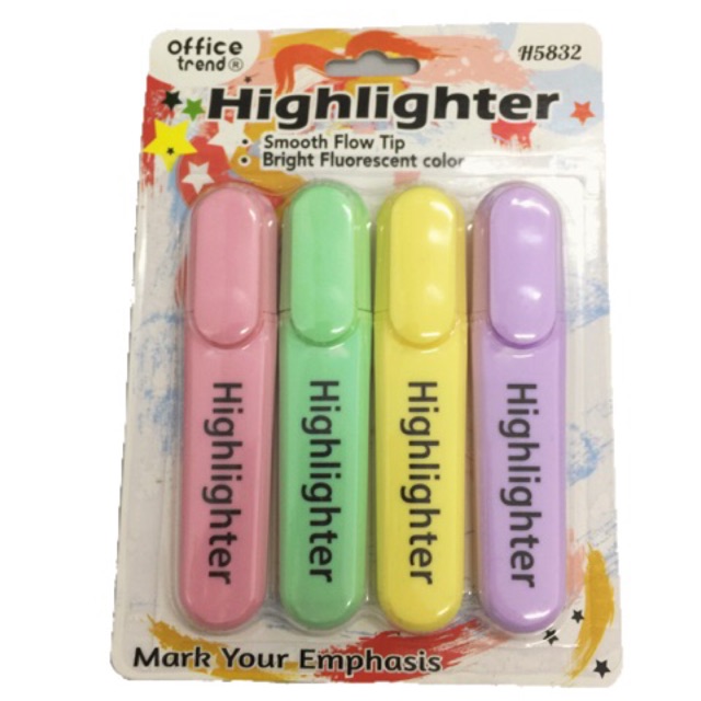 4 in 1 Pastel Highlighter | Shopee Philippines