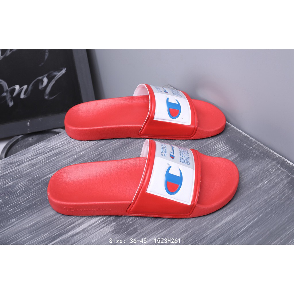 red champion slippers