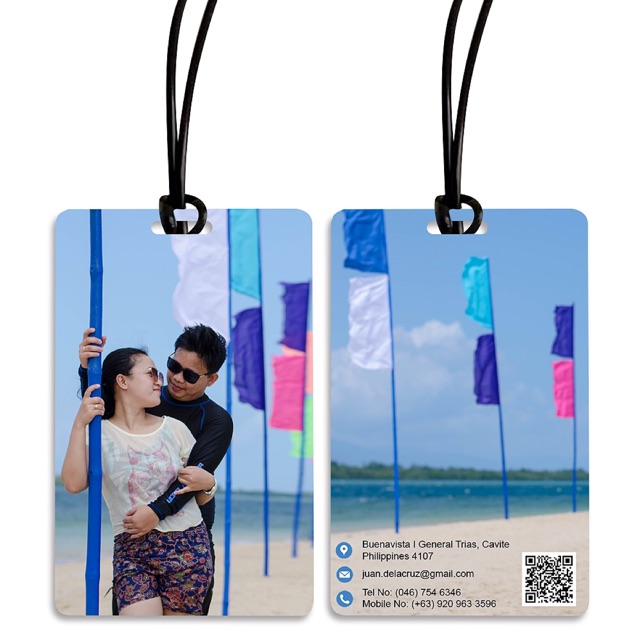 pvc bag tag