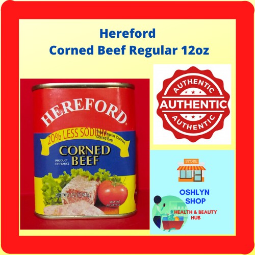 Hereford Corned Beef Regular 12oz Shopee Philippines