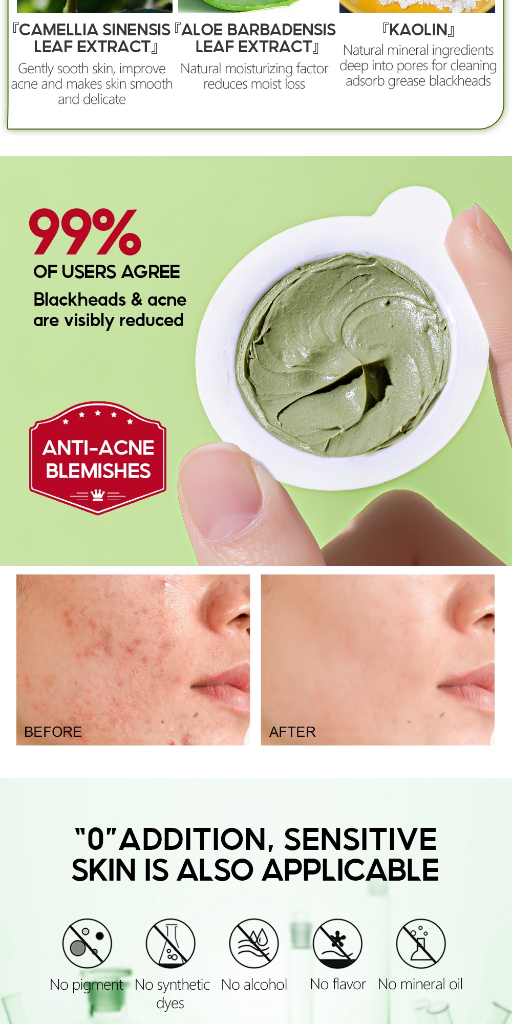 VIBRANT GLAMOUR FDA Gel & Mud Mask Retinol Antiaging Salicylic Acid