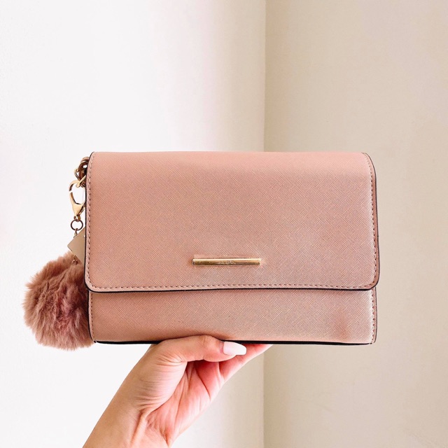 fur sling bag