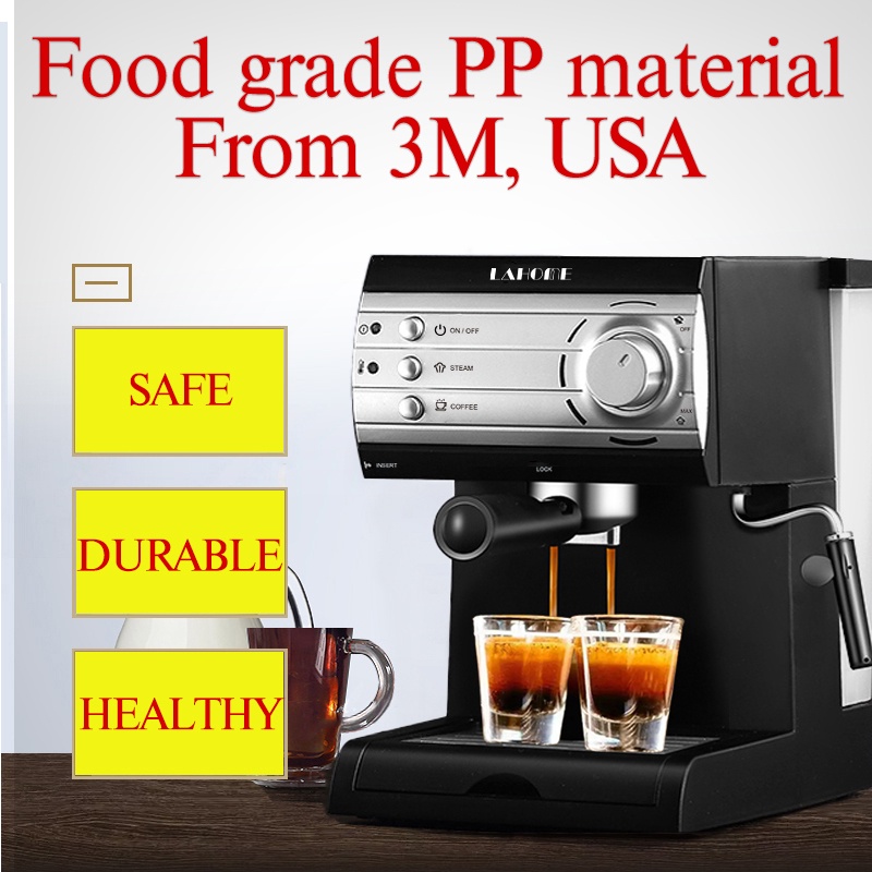 LAHOME Espresso Coffee Maker Machine On Sale Semi Automatic 20Bar Milk