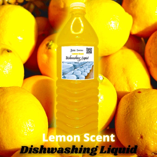 Dishwashing Liquid Concentrate Lemon scent Litre 1pc. Shopee Philippines