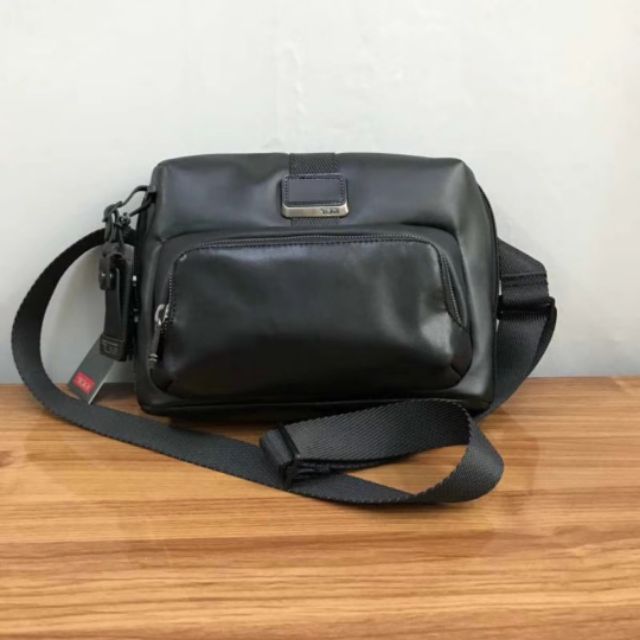 Tumi bravo sling bag genuine leather Shopee Philippines
