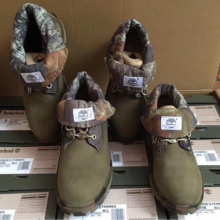 camo timberlands