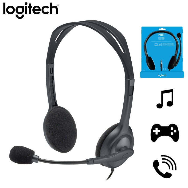 logitech h111 noise cancelling