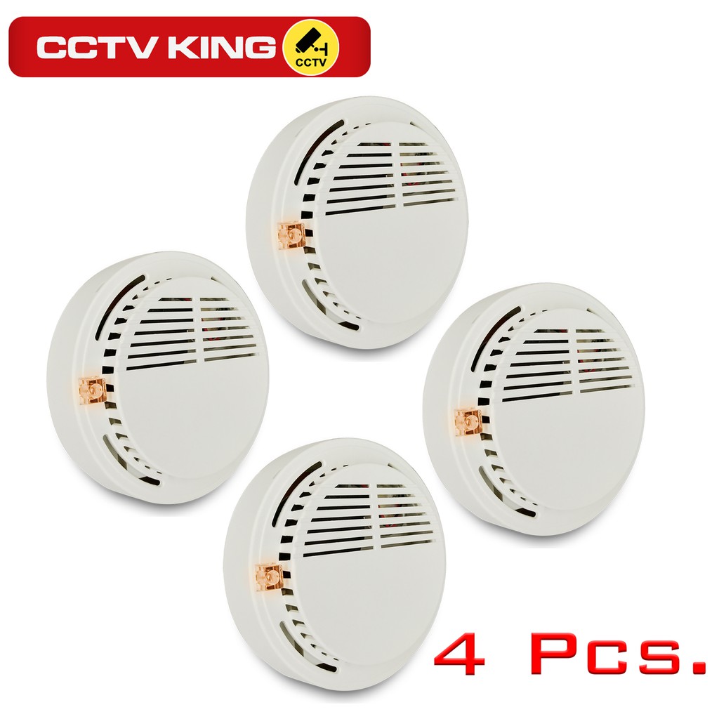 Smoke Detector Fire Alarm Indoor Security System 9V Wireless Battery