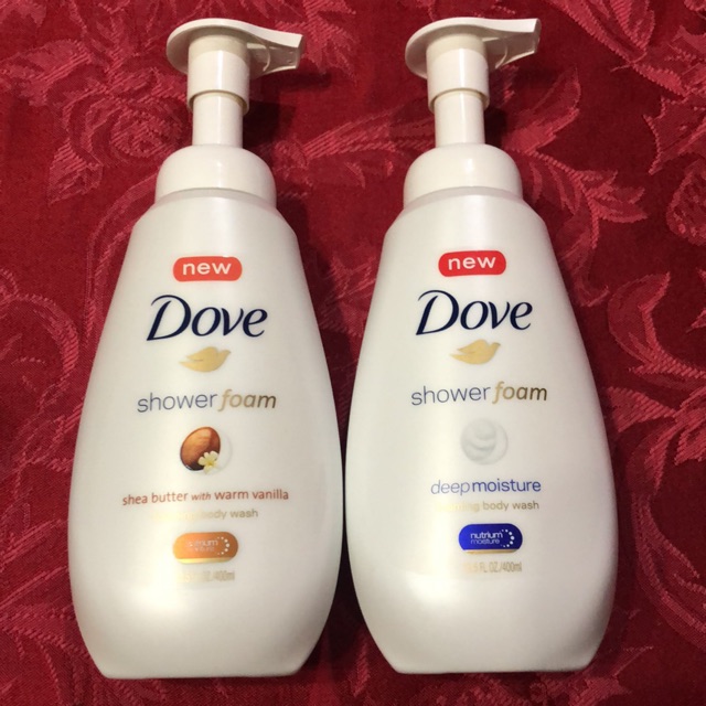 Authentic Dove Shower Foam Foaming Body Wash 400 ml (available in 2 variants) Shopee Philippines