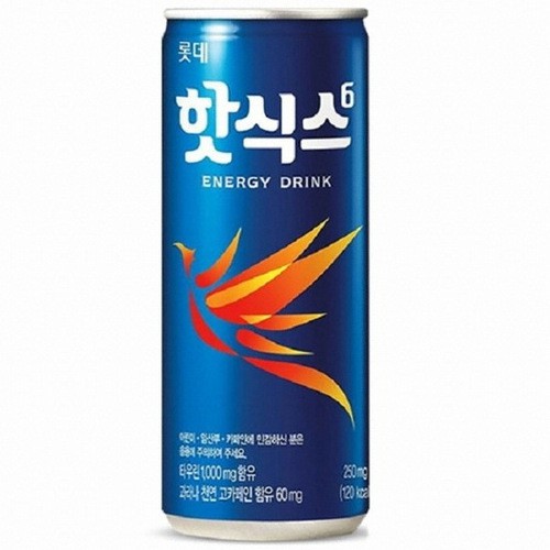 Lotte Hot 6 Energy Drink 250ml Korean Foods Korean Products | Shopee