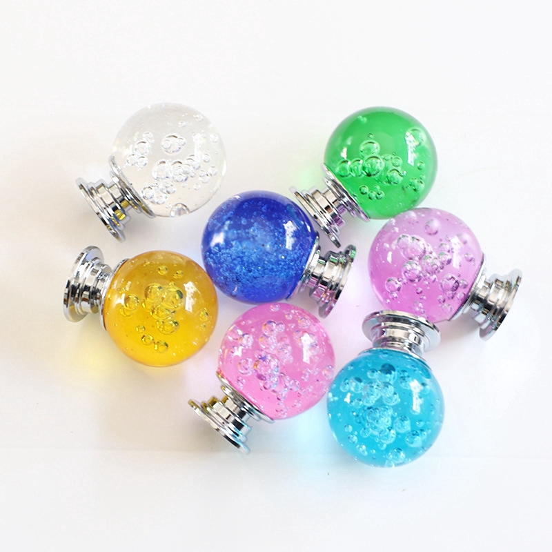 Crystal Glass Knobs Cupboard Pulls Drawer Knobs Kitchen Cabinet Handles Furniture Handle Hardware Single Hole Glass Bubble Ball Handle Shopee Philippines