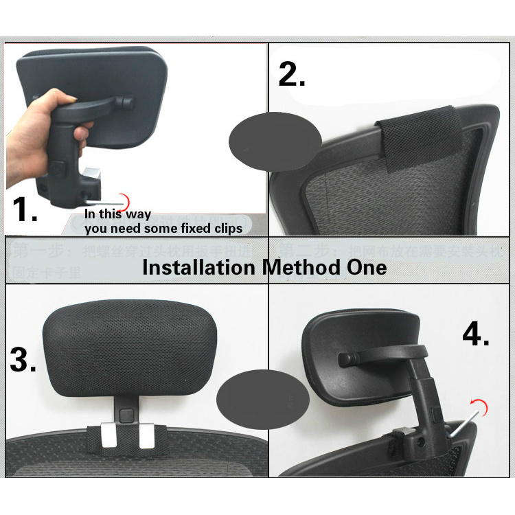 In Stock/COD】 Breathable Office Chair Headrest Computer Chair Headrest  Adjustable Extension Frame | Shopee Philippines