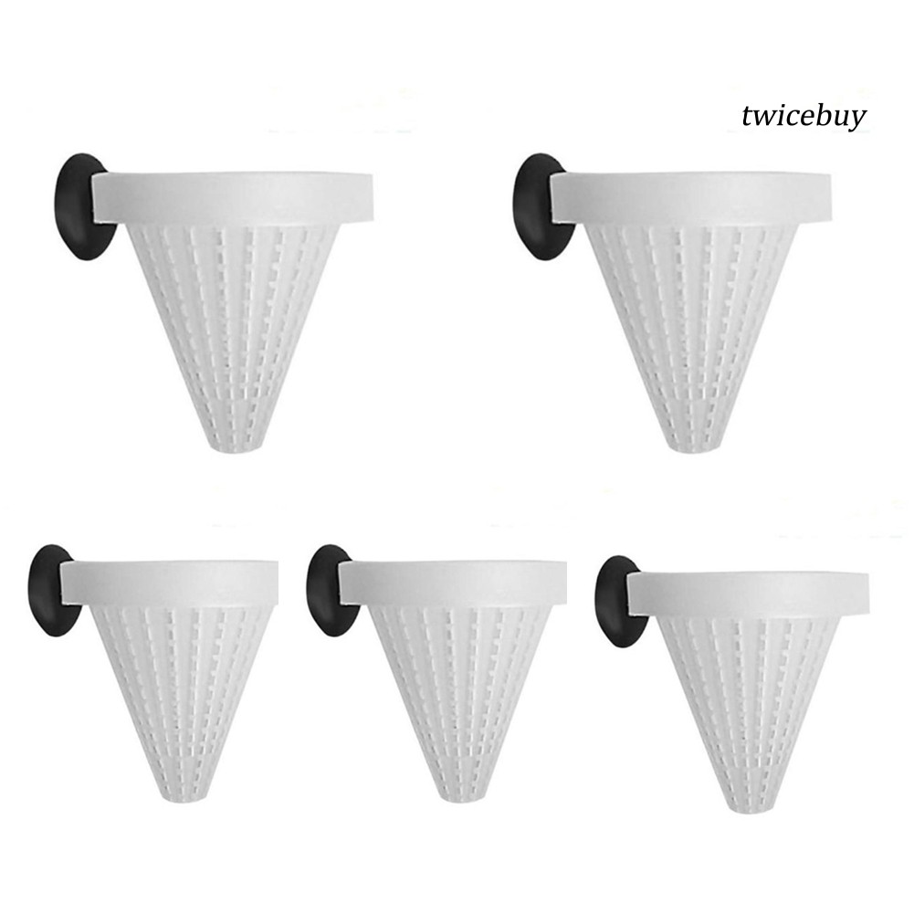 TBY+5Pcs/Set Aquarium Fish Tank Feeder Food Blood Worm Cone Funnel Feeding Tool #4