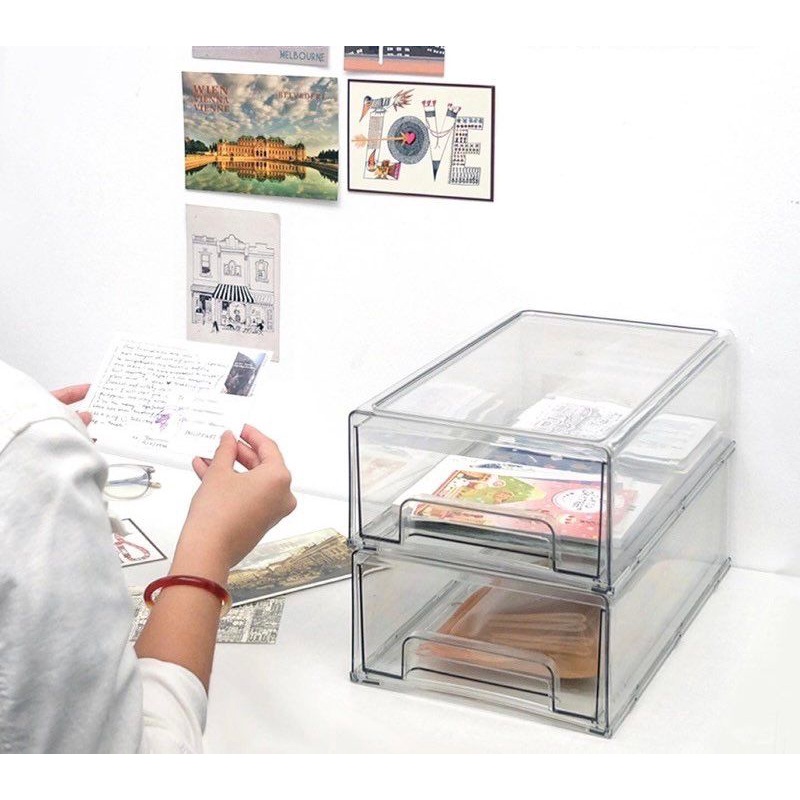 Clear Stax Clear Transparent Pullout Drawer / Organizer (Classic Size