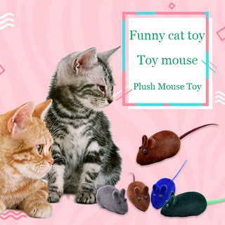 Pet Cat Toys Cute Faux Mouse Squeak Sound Mini Mice Toy（random color）