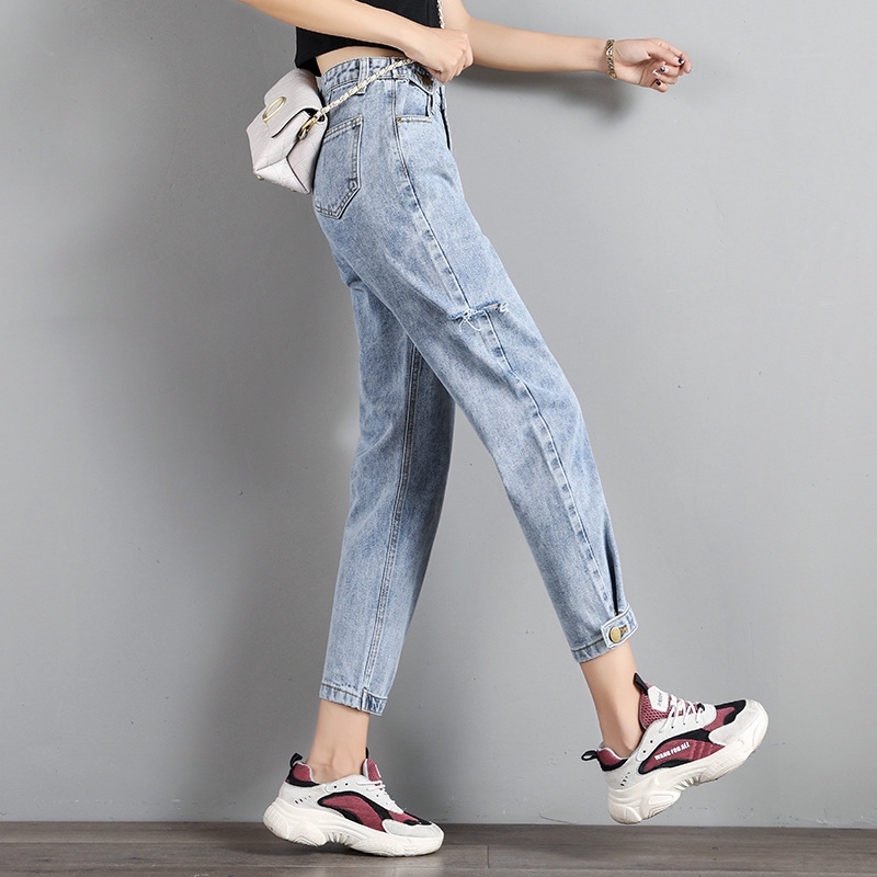 ripped jeans with net