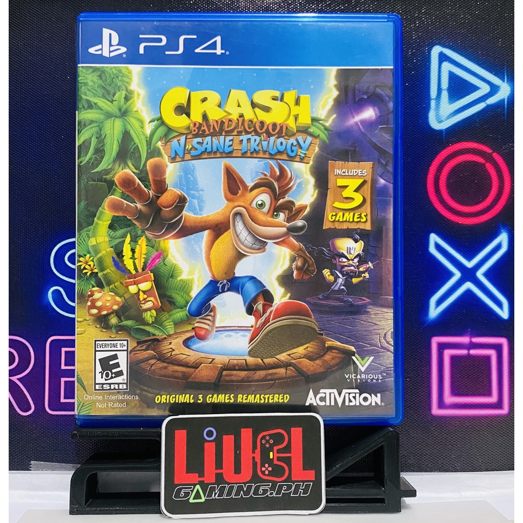 Crash Bandicoot N Sane Trilogy PlayStation 4 PS4 Games Used (Good  Condition) | Shopee Philippines