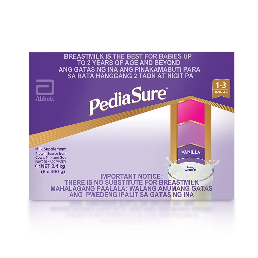 PEDIASURE 1-3 Vanilla 2.4kg | Shopee Philippines