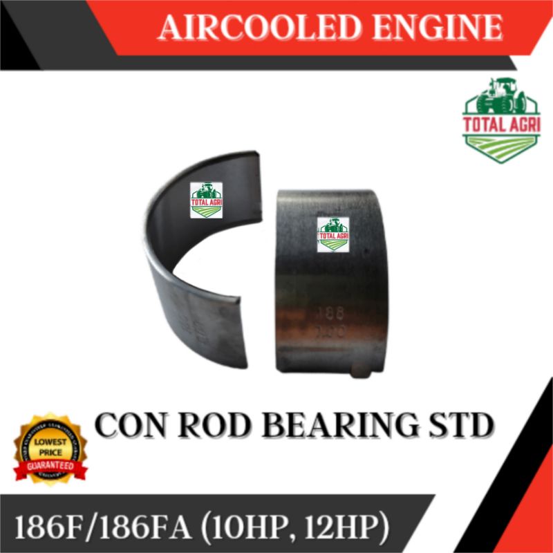 Connecting Con Rod Bearing STD 40mm 186F 186FA Aircooled Diesel Engine