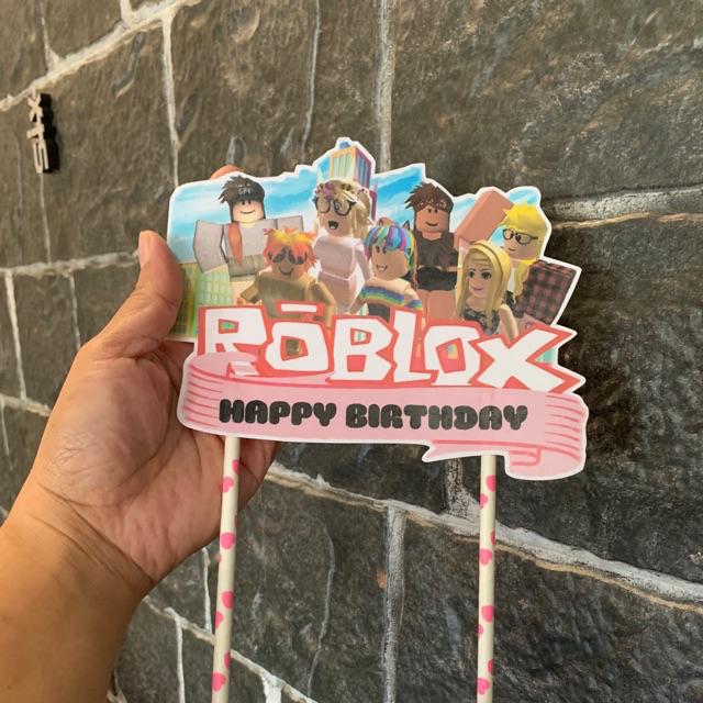 Roblox Cake Toppers Boy Or Girl Shopee Philippines - roblox girl topper cake