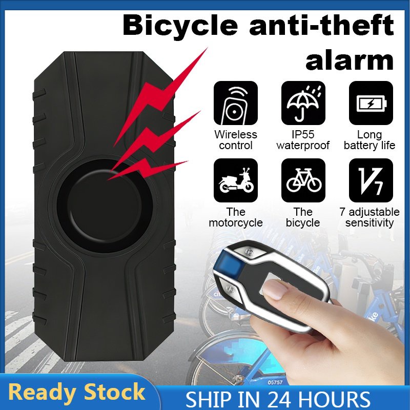 Wireless AntiTheft Burglar Alarm Waterproof Vibration Warning with