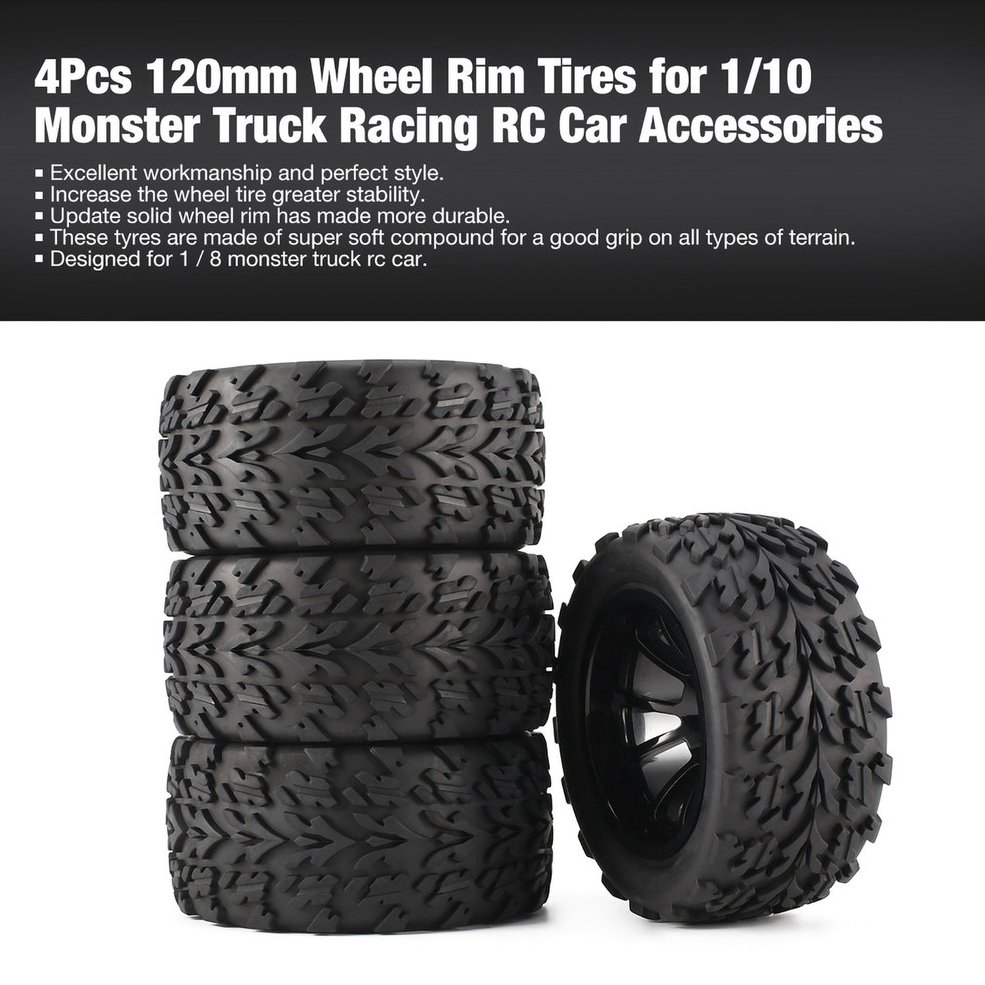 rc monster truck wheels and tires