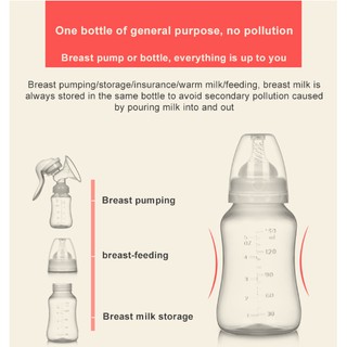 Manual Silicone Breast Pump Feeding Milk Bottles Breasts Pumps Bottle Sucking For Mom #7