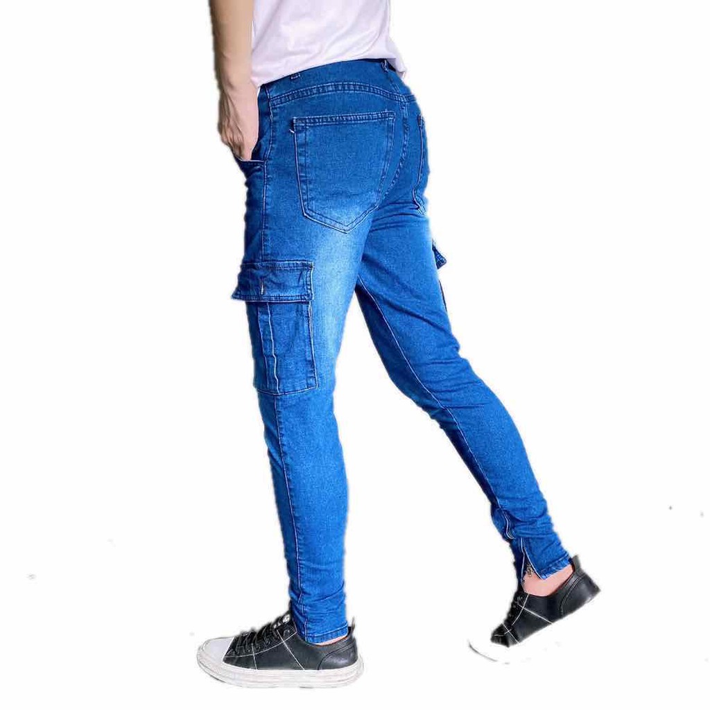 2 color denim jeans