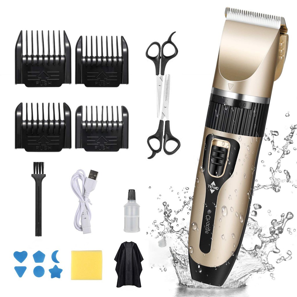 kemie hair clipper Professional Quiet Hair Clippers Cordless Rechargeable Barbers Complete