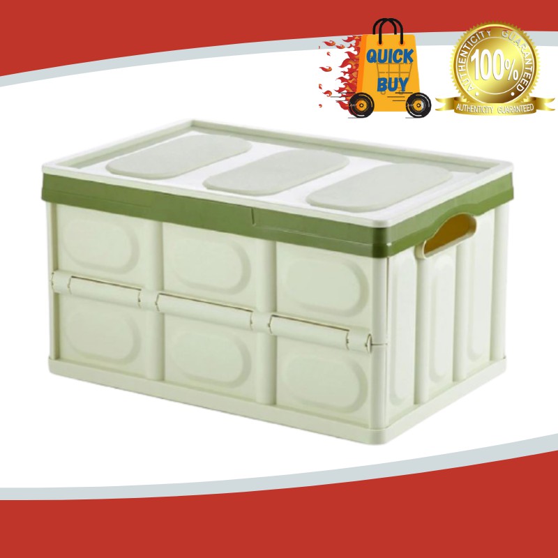 Collapsible Storage Bins And Storage Box Heavy Duty Plastic Organizer For Home Outdoor Closet Home Shopee Philippines