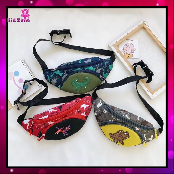 UNIQUE KIDZONE Dino bag belt bag for kids shoulder mini bag cute