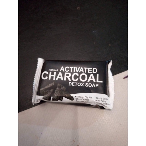 ROSMAR ACTIVATED CHARCOAL DETOX SOAP LEGIT SELLER Shopee Philippines